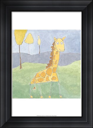 Framed Quinn&#39;s Giraffe Print
