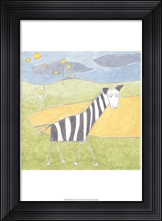 Framed Quinn&#39;s Zebra Print