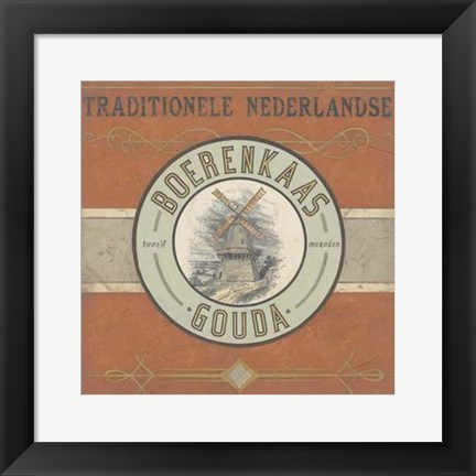 Framed Nouveau Chevre II Print