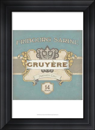 Framed Nouveau Chevre III Print