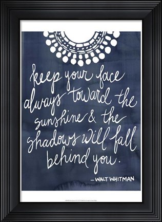 Framed Sun Quote II Print