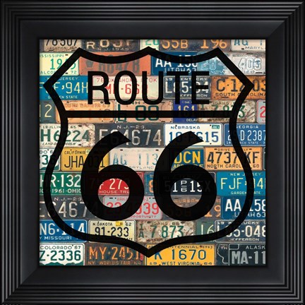 Framed Garage Sign V Print