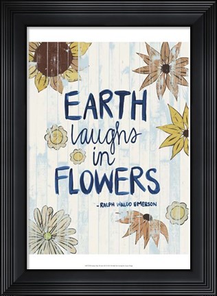 Framed Sunny Day Words III Print