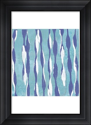 Framed Pattern Waves I Print