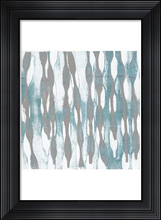 Framed Pattern Waves III Print