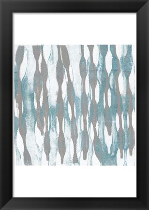 Framed Pattern Waves III Print