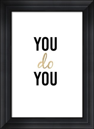 Framed Golden Quote II Print