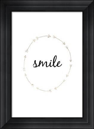 Framed Golden Quote III Print