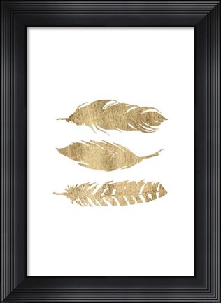 Framed Golden Quote IV Print