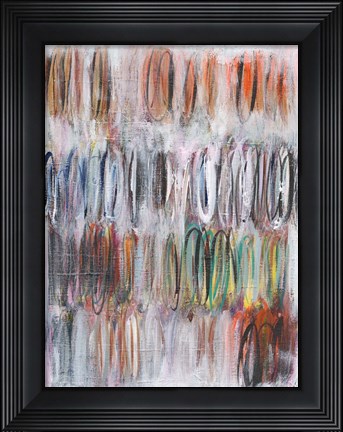 Framed Paint Scribble II Print