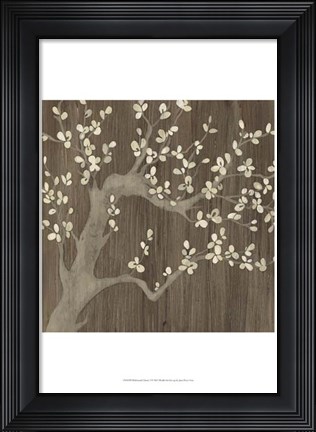 Framed Driftwood Cherry I Print