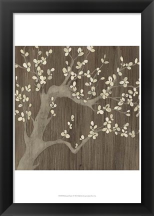 Framed Driftwood Cherry I Print