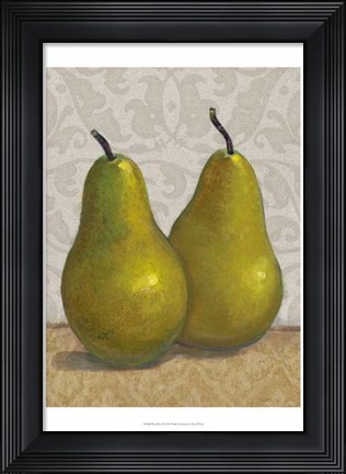 Framed Pear Duo II Print