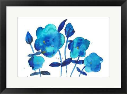 Framed True Blue I Print