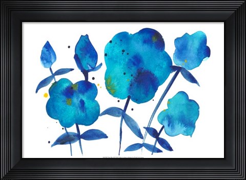 Framed True Blue II Print