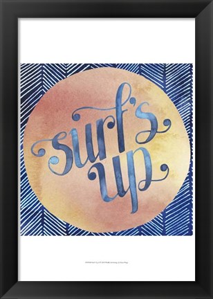 Framed Surf&#39;s Up II Print