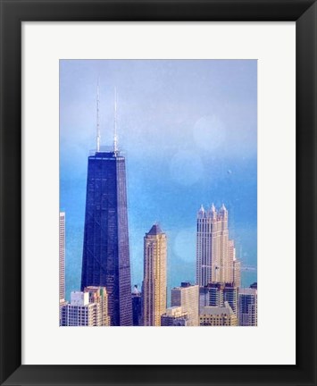 Framed Chi Town II Print