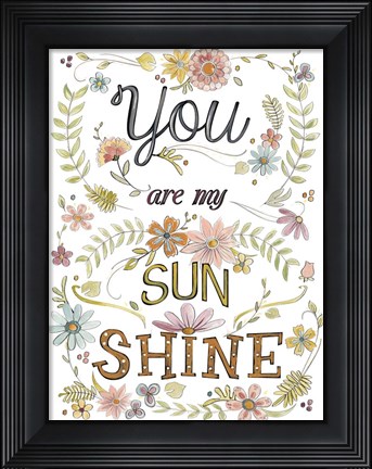 Framed Sweet Sayings I Print