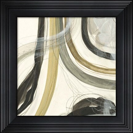 Framed Neutral Lines II Print