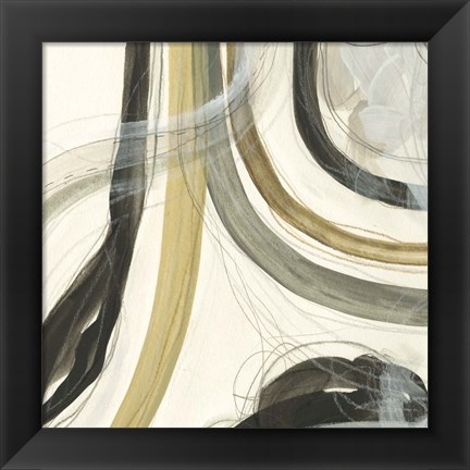 Framed Neutral Lines II Print