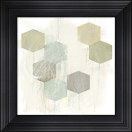 Framed Honeycomb Reaction I Print