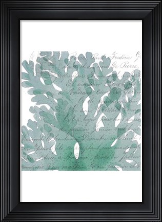 Framed Aqua Marine III Print