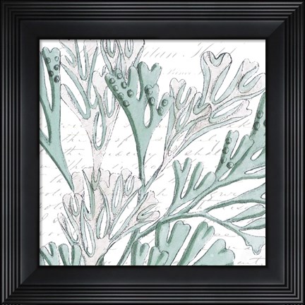Framed Aqua Marine VII Print