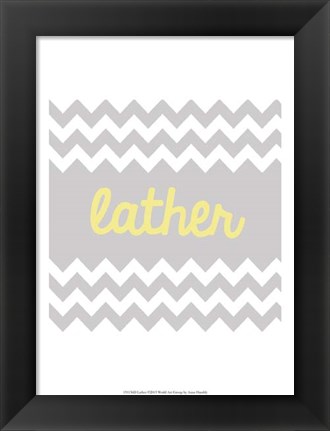 Framed Lather Print