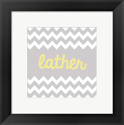 Framed Lather Print