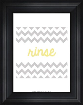 Framed Rinse Print