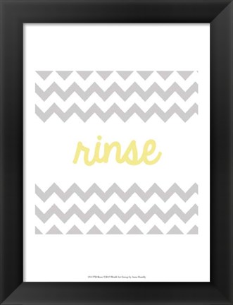 Framed Rinse Print