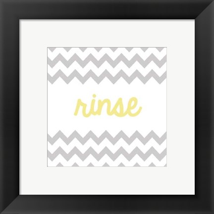 Framed Rinse Print