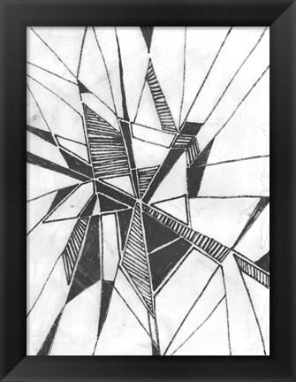 Framed Symbol Imprint II Print