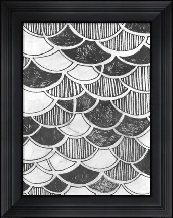 Framed Symbol Imprint III Print