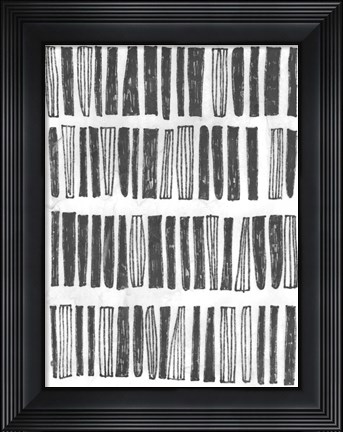 Framed Symbol Imprint IV Print