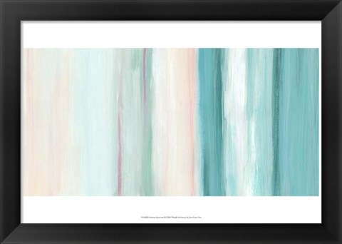 Framed Seafoam Spectrum II Print