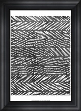 Framed Modern Monochrome I Print