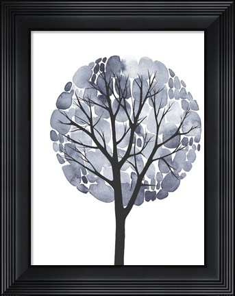 Framed Midnight Elm II Print