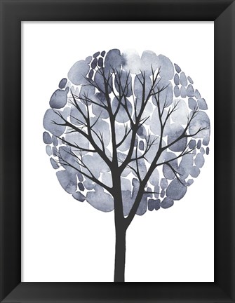 Framed Midnight Elm II Print
