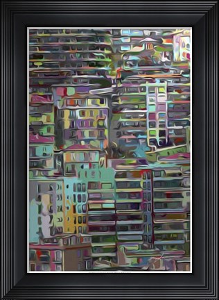 Framed Stack II Print