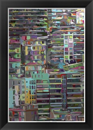 Framed Stack II Print
