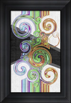 Framed Twirl III Print