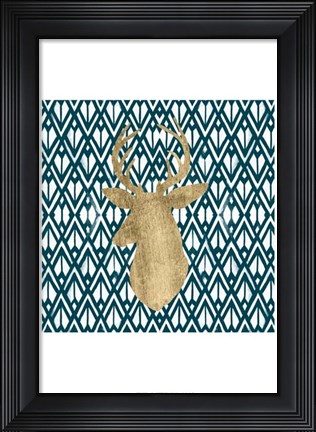 Framed Deco Bust II Print