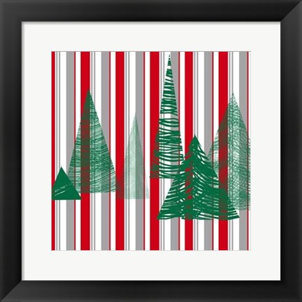 Framed Oh Christmas Tree III Print