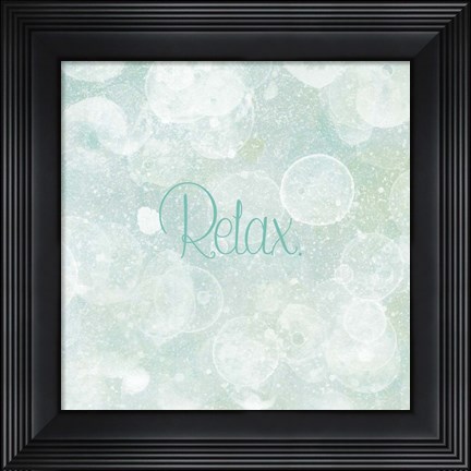 Framed Bubble Bath I Print