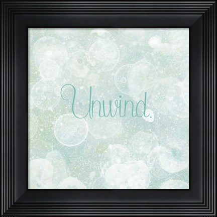 Framed Bubble Bath II Print