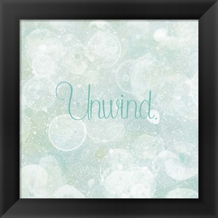 Framed Bubble Bath II Print