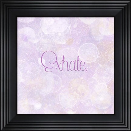 Framed Bubble Bath III Print