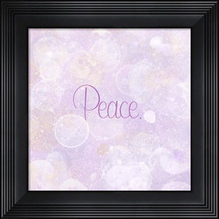 Framed Bubble Bath IV Print