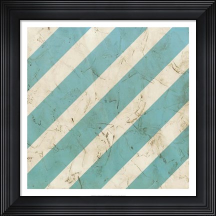 Framed Seaside Signals V Print